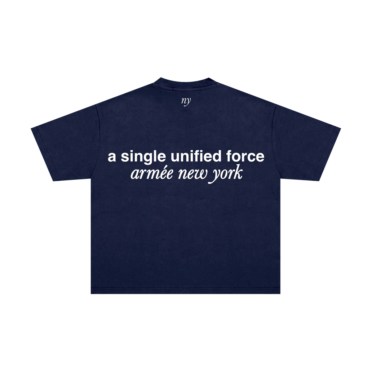 Statement Tee - Midnight Navy